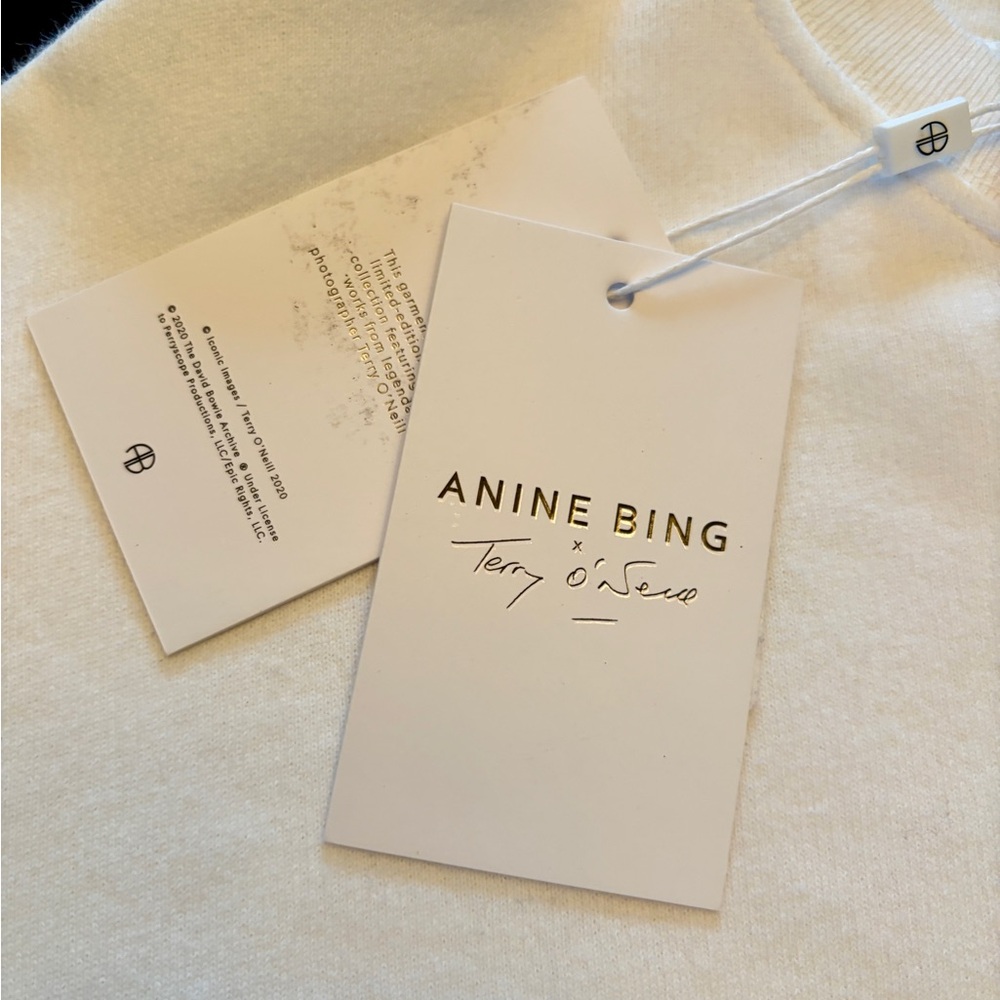 NWT Anine Bing AB x David Bowie sweatshirt - Picture 5 of 9